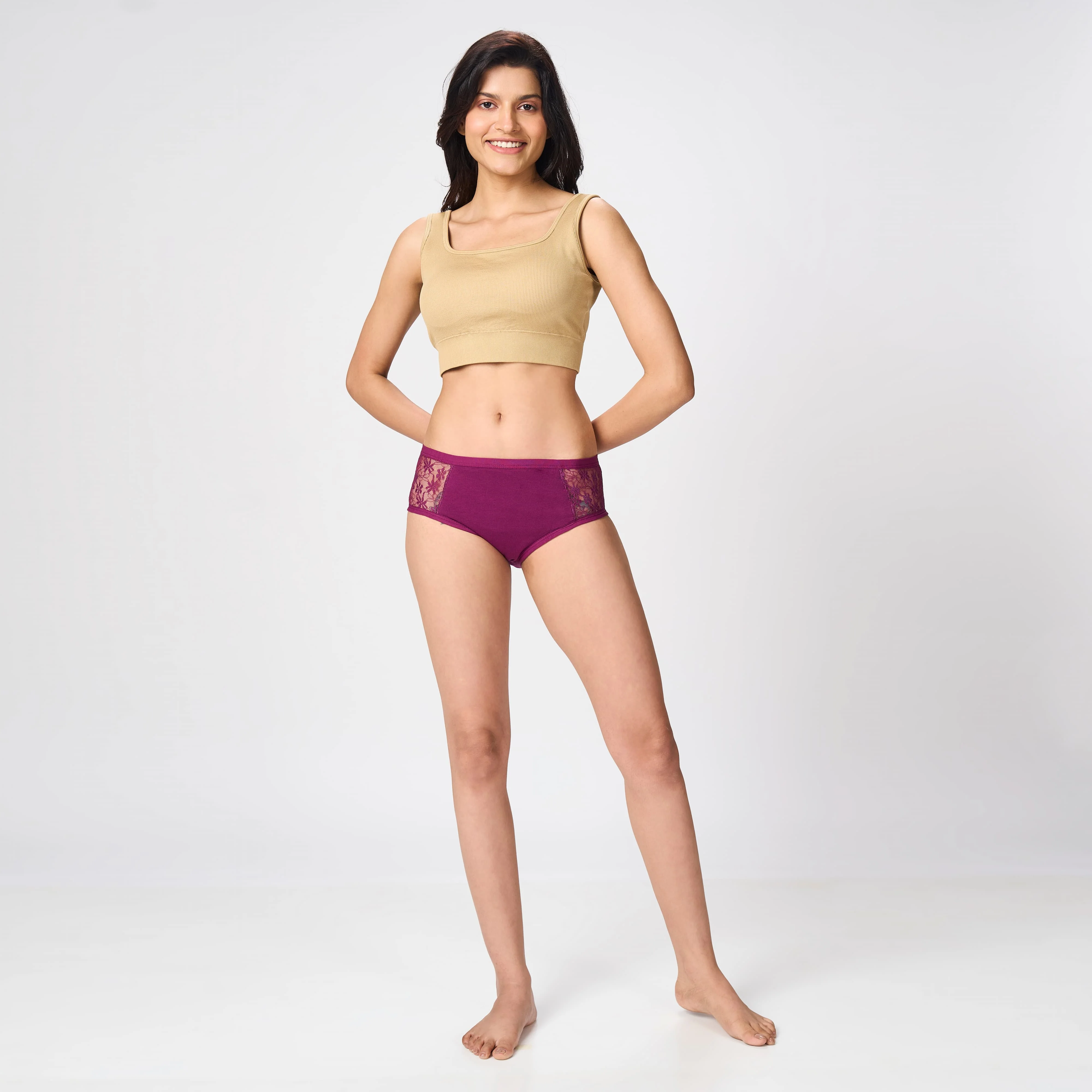 Healthfab® GoPadFree Heavy Reusable Lace Period Panty - Image 5